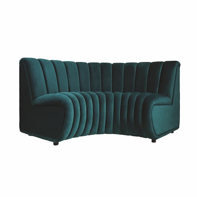 Диван CorsaStyle Миллениум радиусный (натуральный бук / ткань standart) 1100х1100х900