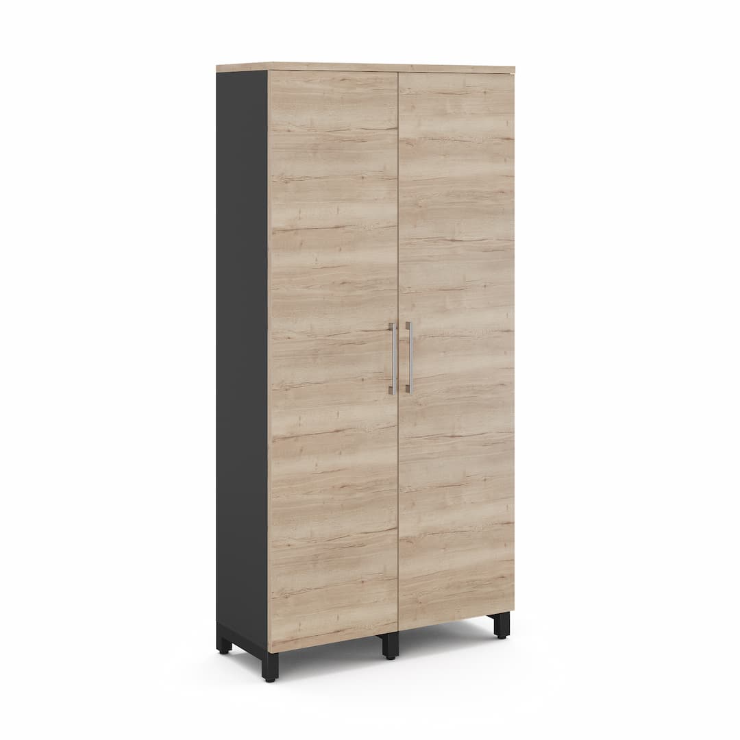 Шкаф распашной Kobor HR/5-90/40/M black/natural