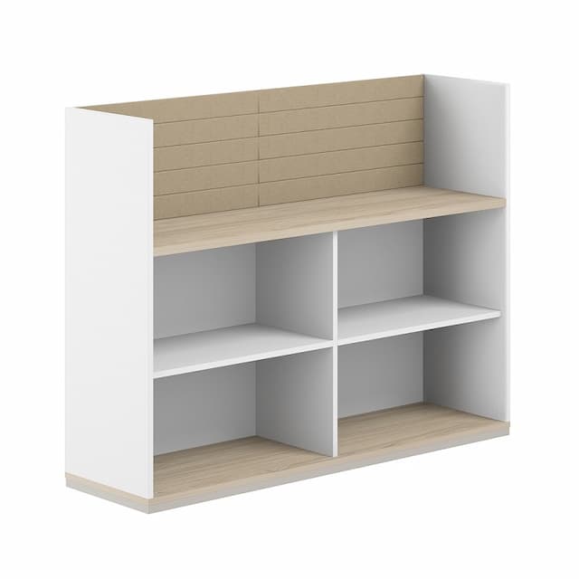 Стеллаж-комбо 1638 односторонний Norden Allegro AG.253.400.663.BG с экраном тканевым высоким