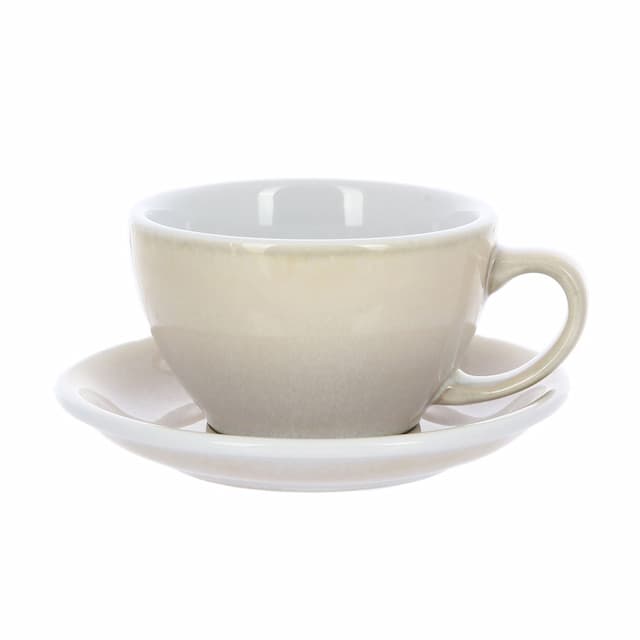 Кофейная пара Loveramics (Лаврамикс) Egg, 300ml, бежевая